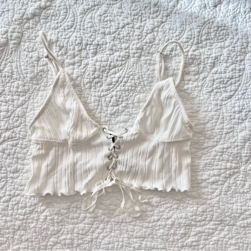 Urban Outfitters Lace-Up Bralette